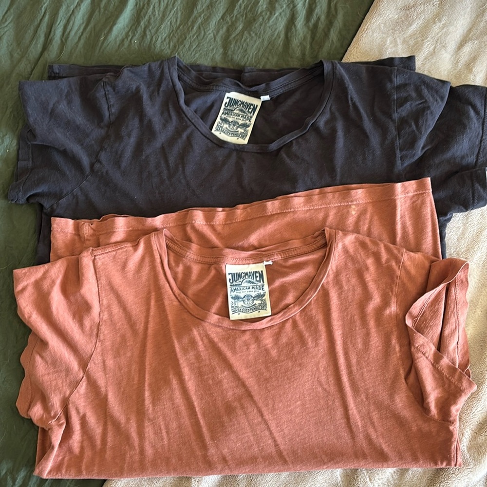 Jungmaven hemp and cotton tees